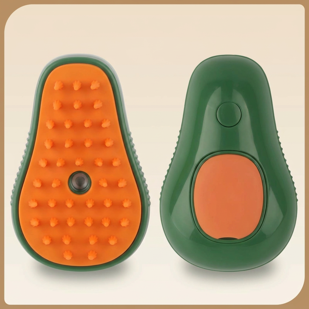 Green avocado brush on cream